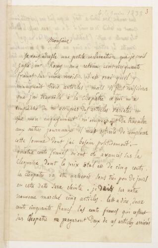 Correspondance entre Théophile Gautier et Emile et Delphine de Girardin