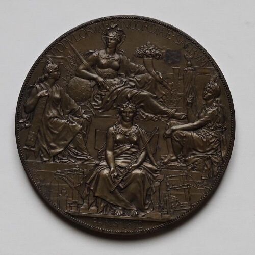 Médaille représentant la concorde sacrée entre les peuples