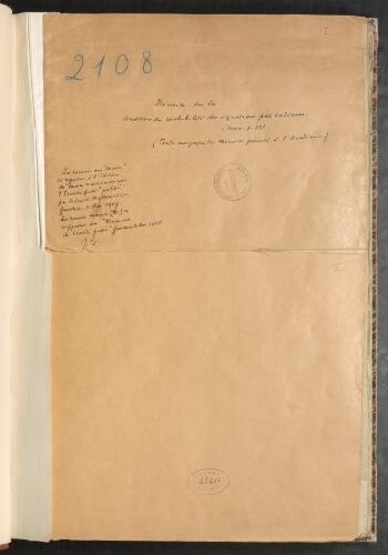 Manuscrits d'Évariste Galois