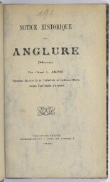 Notice historique sur Anglure (Marne)