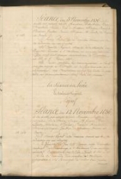 Registre des procès-verbaux des séances de l'Académie des sciences morales et politiques de novembre 1836 à décembre 1843