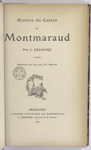 Histoire du canton de Montmaraud
