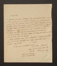 Lettre de Las Cases à Caroline Murat (4 décembre 1836)
