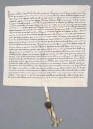Charte de Peronelle, veuve de Thomas Cornu seigneur de Fontaine, par laquelle elle approuve l'échange fait par Guillaume Cornu son fils en faveur des religieux de Chaalis