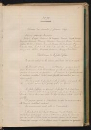 Registre des procès-verbaux des séances de l'Académie des beaux-arts. 1899-1902