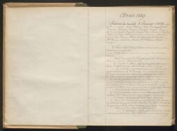 Registre des procès-verbaux des séances de l'Académie des sciences morales et politiques de janvier 1859 à décembre 1863