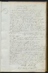 Registre des procès-verbaux des séances de l'Académie d'architecture. 8 mai 1786-août 1793