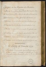 Registre des procès-verbaux des séances de l'Académie d'architecture. Novembre 1775-1er mai 1786