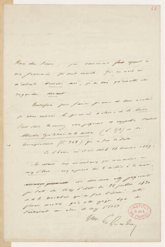 Lettres de Emile de Girardin à Louis Véron