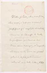Lettres adressées à Gustave Flaubert par divers correspondants : de Michelet, Jules à Salvador, Jean-Baptiste