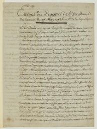 Pièces diverses, relatives notamment à l'édition des Œuvres de Voltaire, publiées à Kehl : documents sur l'Académie des Sciences