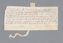 Charte contenant désistement par Pierre de Longueuil du droit qu'il pouvait prétendre sur la ferme de Fourcheret