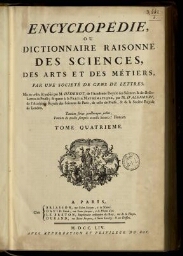 L'Encyclopédie. Volume 04. Texte : CONS-DIZ