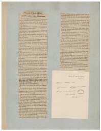 « Fonds Hippolyte Percher, alias Harry Alis ; Recueils d'articles d'Harry Alis et correspondance ; Année 1880 »