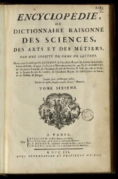 L'Encyclopédie. Volume 06. Texte : ET-FNE