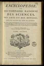 L'Encyclopédie. Volume 02. Texte : B-CEZ