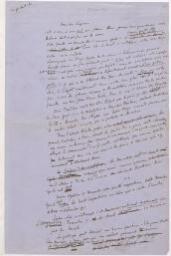 Lettres de Gustave Flaubert à divers amis. Brouillon du discours prononcé par Flaubert à l'Académie de Rouen