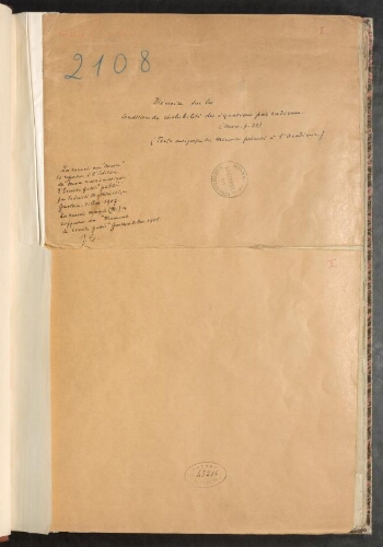 Manuscrits d'Évariste Galois