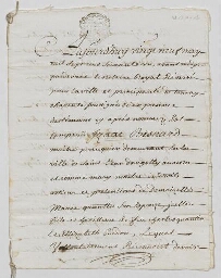 Acte devant le notaire royal de Tonnay-Charente de constitution de rente de Isaac Besnard à Charles de Bonnegens pour remboursement de la somme de deux cent douze livres. 29 mai 1761