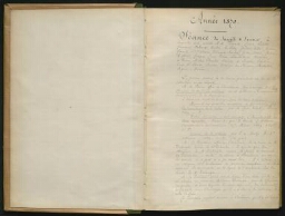 Registre des procès-verbaux des séances de l'Académie des sciences morales et politiques de janvier 1870 à décembre 1875