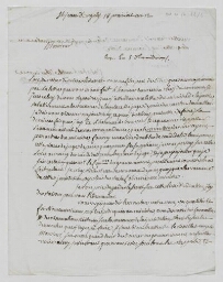 Lettres de Charles de Bonnegens à Louis Besnard concernant sa possible nomination comme juge de paix du canton de Matha