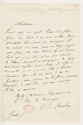 « Collection du vicomte Charles de Spoelberch de Lovenjoul ; Sandeau (Jules) ; Lettres autographes de Jules Sandeau à divers correspondants »