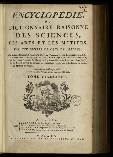 L'Encyclopédie. Volume 05. Texte : DO-ESY