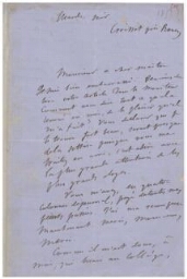 Lettres de Gustave Flaubert à Sainte-Beuve, concernant notamment Salammbô