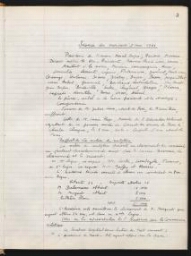 Registre des procès-verbaux des séances de l'Académie des beaux-arts. Mai 1961-1964