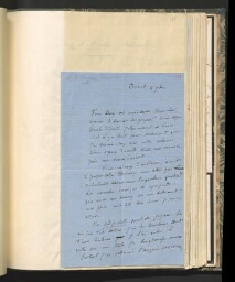 Fonds Lovenjoul : « Pommier (Amédée et Léopoldine). Lettres autographes adressées à A. et L. Pommier par divers »