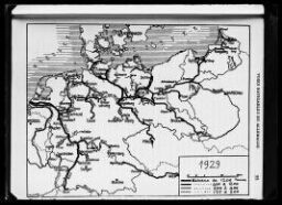 [Carte] 1929. Voies navigables en Allemagne