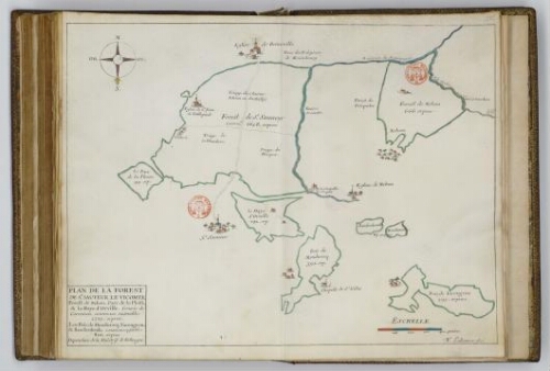 Procès-verbaux de visites et actes concernant les forêts de Normandie (1666-1668)