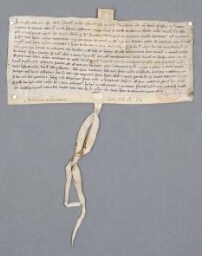 Charte d'Adam, contenant donation par Jean de Versigny aux religieux de Chaalis