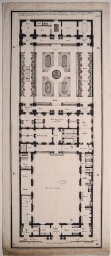 Plan pour le rez-de-chaussée d'un palais pour le gouvernement