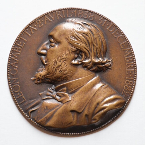 Médaille à l'effigie de Gambetta