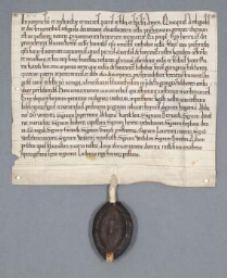 Charte de Henry, évêque de Senlis, contenant bail à cens par le curé de Fontaine aux religieux de Chaalis
