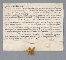 Charte d'Ansellus, évêque de Meaux, contenant acquisition par les religieux de Chaalis de Raoul de Saint-Patuse