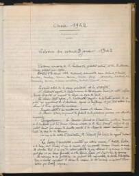 Registre des procès-verbaux des séances de l'Académie des beaux-arts. 1942-1947