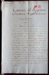 "Extrait des Registres de l’Académie Royale des sciences du 7 février 1787"