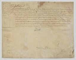 Brevet de gentilhomme ordinaire de la maison du roi pour Claude de Rachais, seigneur de Vernatel par résignation de François de Pontac, sieur de Montplaisir