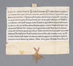 Charte de Geoffroy évêque de Senlis contenant échange entre Eudes de Borest aux religieux de Chaalis