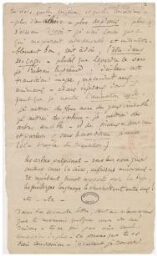 Fonds Lovenjoul : « Correspondance de Flaubert: Manuscrits du fonds Franklin Grout, Lettres et documents de Louis Bouilhet»