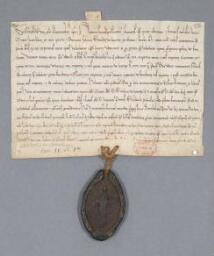 Charte de Geoffroy, évêque de Senlis, contenant échange entre religieux de Chaalis et Eudes, fils d'Evrard de Borest