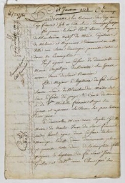 Expédition, signée des notaires Mouttet et Grimperel, du contrat de mariage de Paul Simon Prosper de Blanchardon et Marie Anne Sophie Guillon