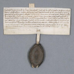 Charte de Geoffroy, évêque de Senlis, contenant acquisition par les religieux de Chaalis auprès d'Eudes de Fontaine
