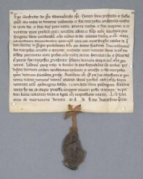 Charte de Geoffroy, évêque de Senlis, contenant acquisition par les religieux de Chaalis d'Eudes de Fontaine