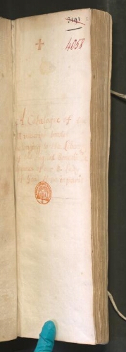 A catalogue of the manuscript bookes belonging to the library of the english Benedictine nunnes of our b. Lady of good hope, in Paris