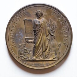 Médaille représentant la République Française