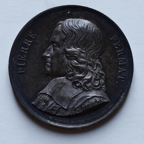 Médaille à l'effigie de Pierre de Fermat