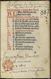Diurnale benedictinum Monialium monasterii Sancti Zachariae Venetiarum